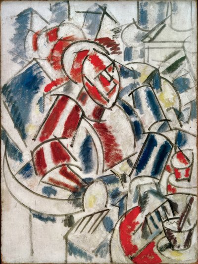Vrouw in fauteuil door Fernand Leger