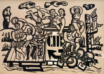 Grote parade door Fernand Leger