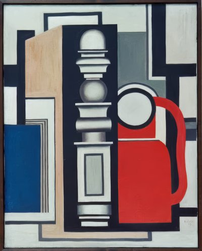 Compositie met palen door Fernand Leger