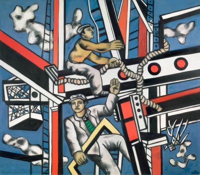 "De constructeurs" (Die Konstrukteure) door Fernand Leger