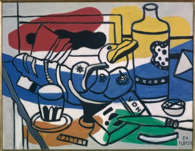 Stilleven met drie vruchten door Fernand Leger