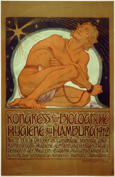 Kongres voor Biologische Hygiëne in Hamburg 1912 door Fidus