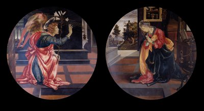 Annunciatie door Filippino Lippi