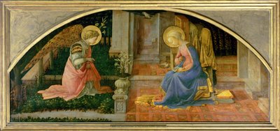 De Annunciatie (schilderij) door Filippino Lippi