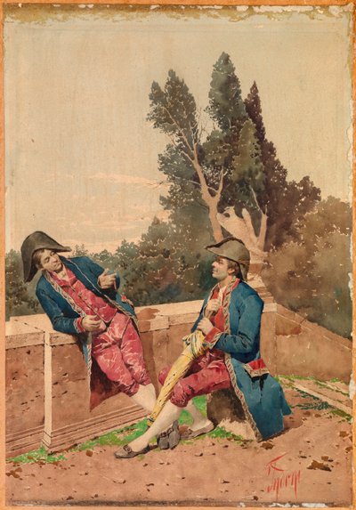 Soldaten van het Rijk, ca. 1880 door Filippo Indoni