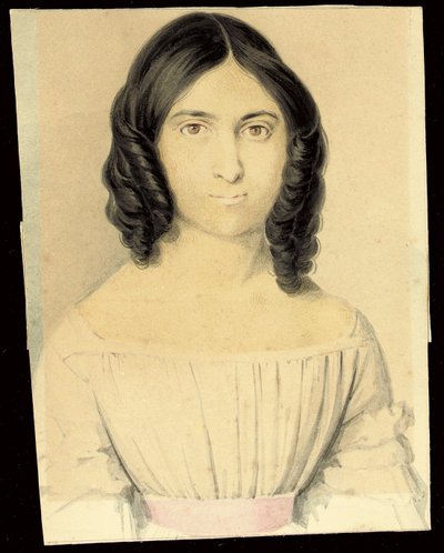 Een portret van Maria Francesca Rossetti door Filippo Pistrucci