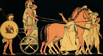 De terugkeer van Agamemnon, 1880 door Flaxman