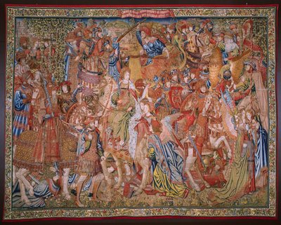 Moraliteiten: De deugd van de eer. Ca 1520. door Flemish School