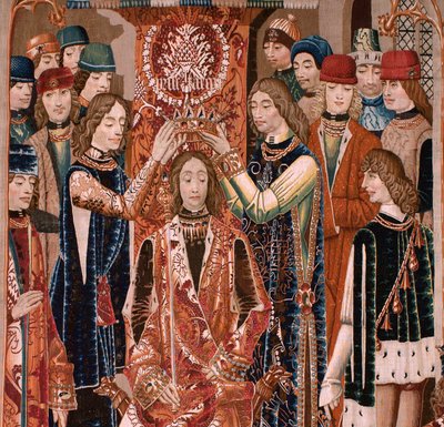 Romeinse geschiedenis? Tarquinius Priscus (Tarquino Prisco). Ca 1475. door Flemish School