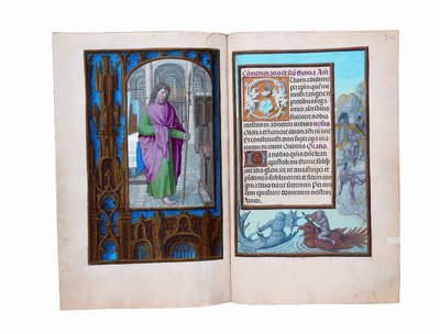 Folios uit het Rothschild Getijdenboek, Gent of Brugge, ca. 1505 door Flemish School