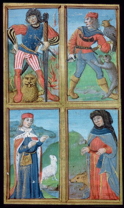 Ridders en Edellieden, uit De Medina Fen I. II, door Avicenna (980-1037) door Flemish School
