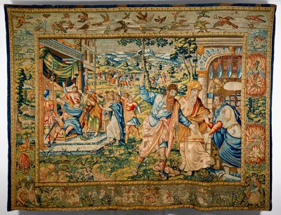 St. Paulus met Barnabas verdreven van de plaats van zijn prediking door Flemish School