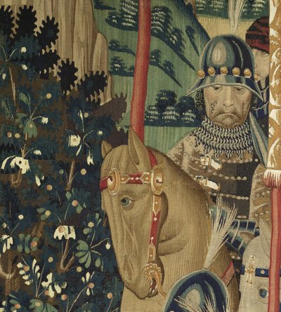 Wandtapijt met de veroveringen van koning Alfons V van Portugal door Flemish School