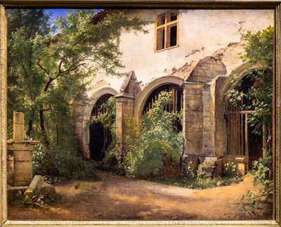 Kloostergalerij door Fleury François Richard