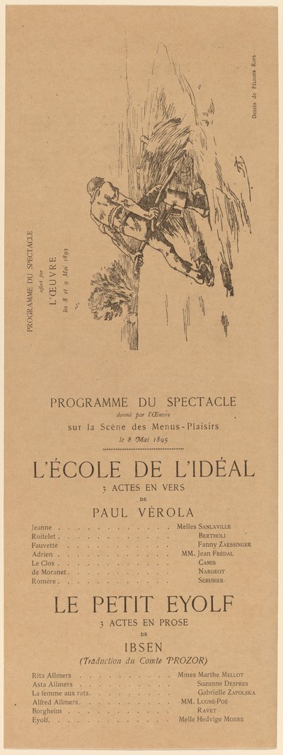 De school van het ideaal; Le Petit Eyolf door Félicien Rops