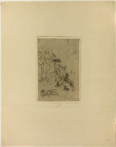 Thee Drinken door Félicien Rops