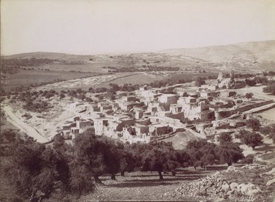Algemeen uitzicht op Bethanië, ca. 1880 door Félix Bonfils