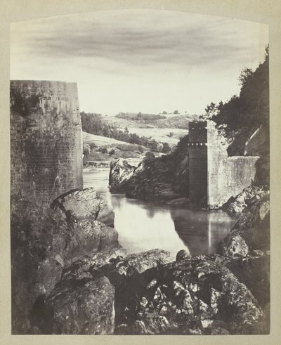 Landschap met Ruïne door Félix Thiollier