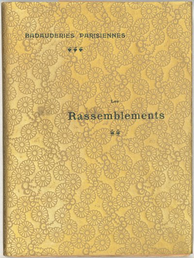 Badauderies parisiennes: Les Rassemblements, 1896 door Félix Vallotton