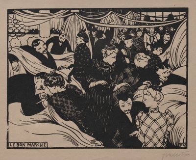 Bon Marché door Félix Vallotton