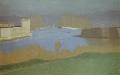 De haven van Marseille door Félix Vallotton