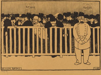Deuxieme Bureau Box Office door Félix Vallotton