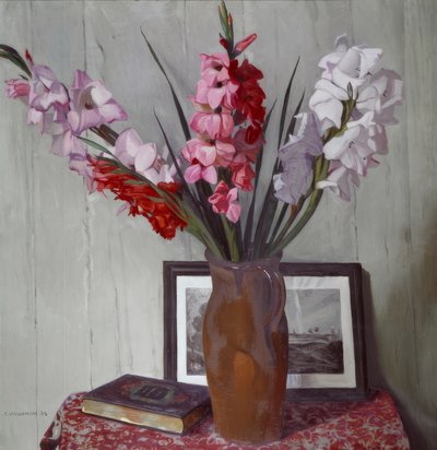 Stilleven met gladiolen door Félix Vallotton