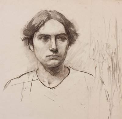 Hoofd van een kunstacademiemodel, c.1900 door Florence Eleanor Shepard