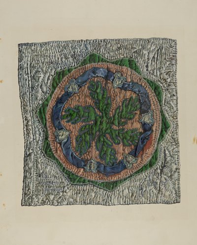 Quiltblok - "E. Cooper" Ontwerp door Florence Truelson