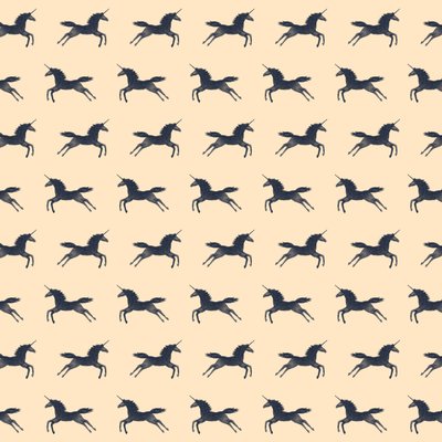 Eenhoorns - patroon door Florent Bodart