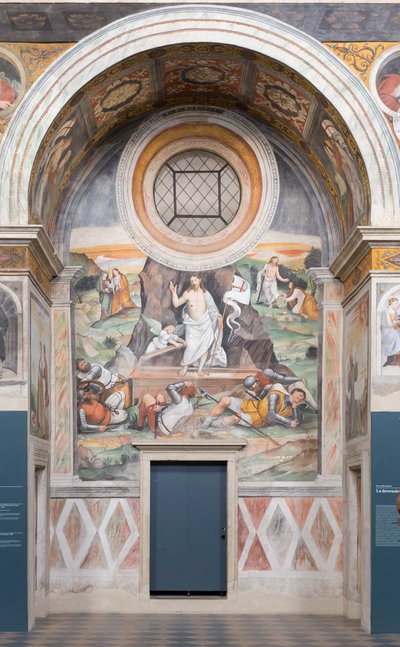 Het nonnenkoor fresco