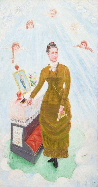 Portret van onze verpleegster, Margaret Burgess, 1929 door Florine Stettheimer