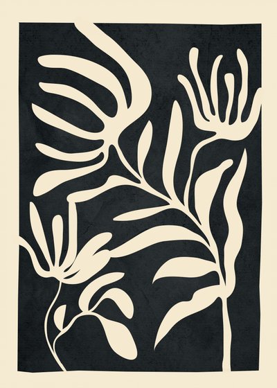Abstracte botanische vormen door Flow Line