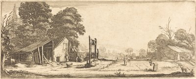 De tuin door Follower of Jacques Callot