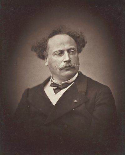 Alexandre Dumas, fils Franse romanschrijver en toneelschrijver, 1824-1895. door Fontaine