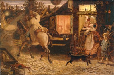 De Reiziger door Ford Madox Brown