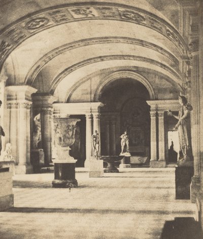 Salon van de Kariatiden, Louvre door Fortuné Joseph Petiot Groffier