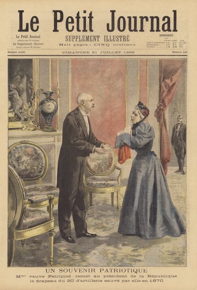 Een patriottisch souvenir door Fortune Louis Meaulle