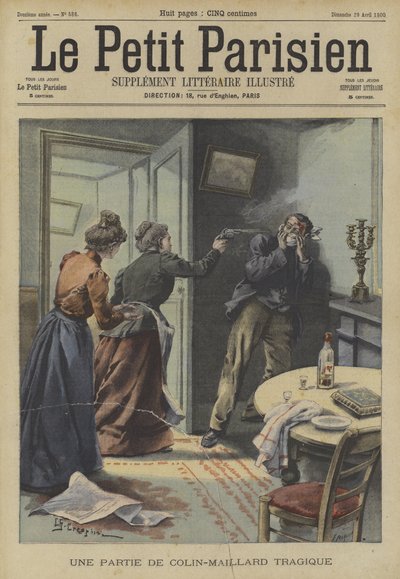 Een tragisch spel van blindemannetje door Fortune Louis Meaulle