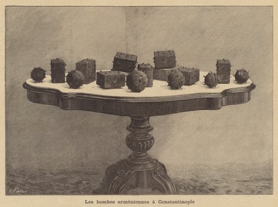 Armeense bommen in Constantinopel door Fortune Louis Meaulle