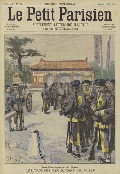 De Bokseropstand in China door Fortune Louis Meaulle