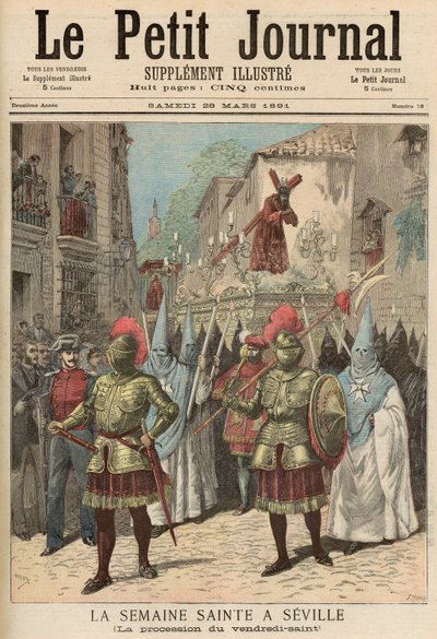 Goede Vrijdag Processie in Sevilla, uit 