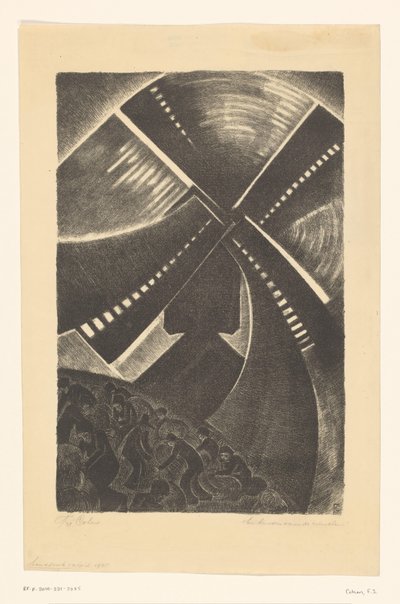 En beneden waren de mensen door Fré Cohen (signed by artist)