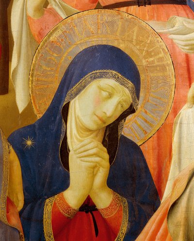 Kruisafneming of Altaarstuk van de Heilige Drie-eenheid door Fra (c.1387 1455) Angelico