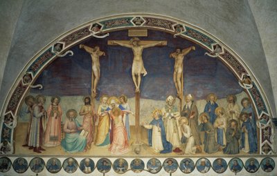Kruisiging van Christus, 1442 door Fra Angelico