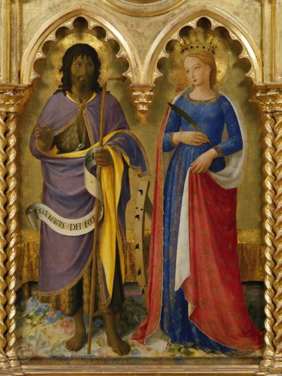 Italiaans: Annunciazione Perugia Altaarstuk door Fra Angelico