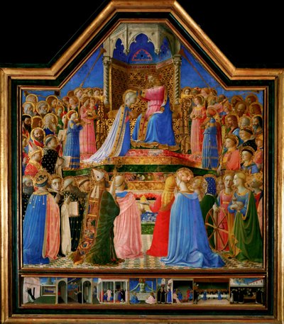 De Kroning van de Maagd door Fra Angelico