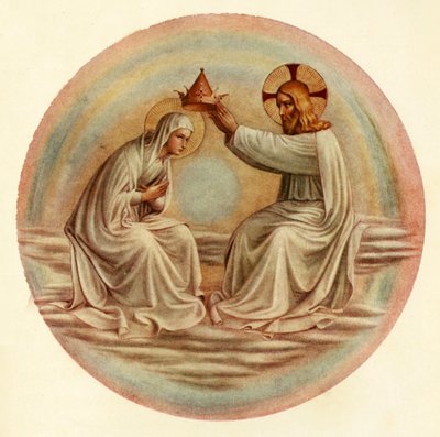 De kroning van de Maagd, 15e eeuw, ca. 1909 door Fra Angelico