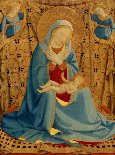 De Madonna van Nederigheid, ca. 1430 door Fra Angelico