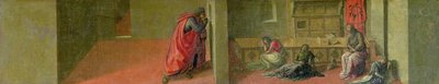 St. Nicolaas schenkt drie verarmde meisjes zijn erfenis (in de Martelli-kapel) door Fra Filippo Lippi